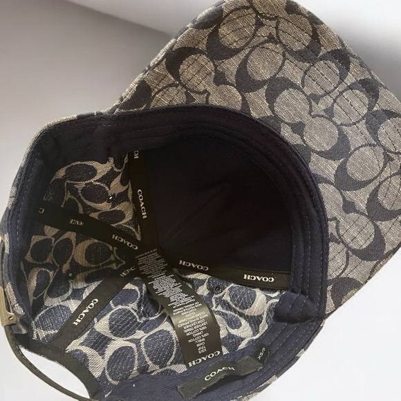 COACH New York Signature Chambray Baseball Hat New with Tags What is your Style? - Picture 7 of 7